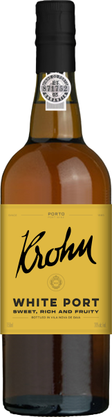 Krohn white port 'sweet, rich & fruity'